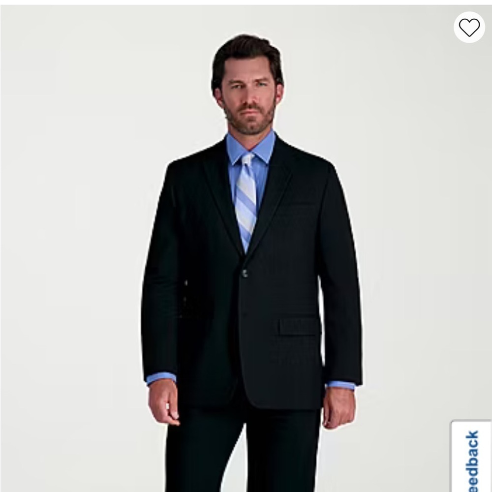 Men's Haggar “The Blazer”Classic Black Blazer Sz 40R The Blazer